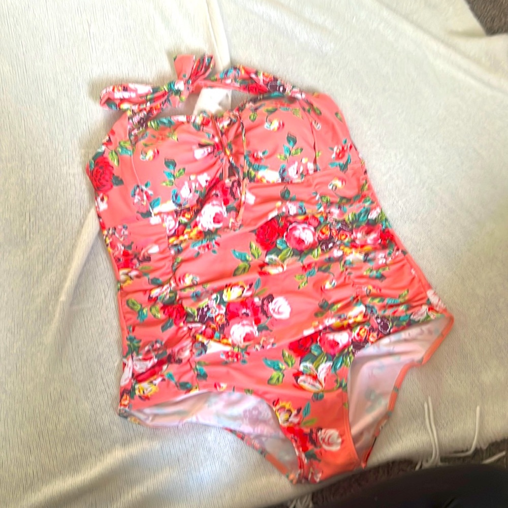 Halter Top Plus Size Swim